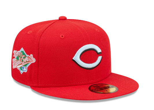 Cincinnati Reds Classic 1990 World Series Red New Era 59Fifty Fitted Hat