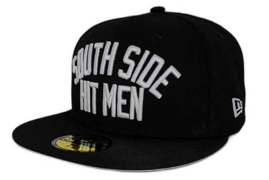 Men's Chicago White Sox New Era Black South Side Hitmen 59FIFTY Fitted Hat