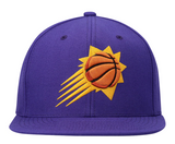 Men's Phoenix Suns Mitchell & Ness Ground 2.0 Purple Burst Snapback Adjustable Hat - Pro Jersey Sports