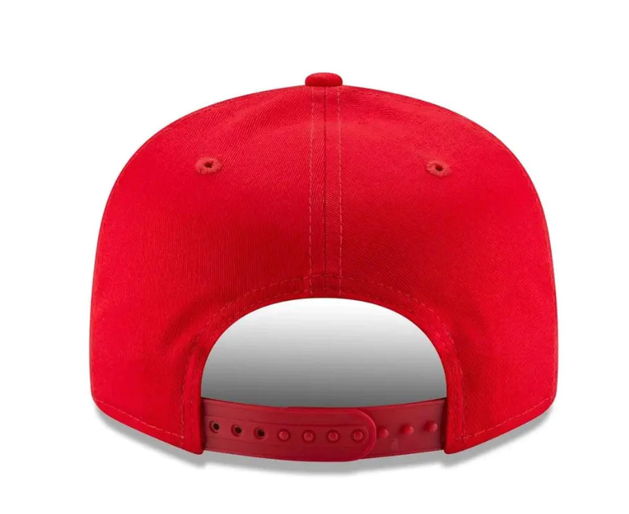 Men's Kansas City Chiefs New Era NFL Red Basic 9FIFTY Snapback Adjustable Hat - Pro Jersey Sports
