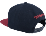 Men's Miami Heat Mitchell & Ness 2-Tone 2.0 Snapback Hat-Black/Maroon - Pro Jersey Sports