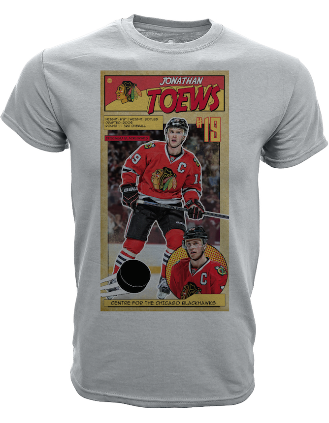 Youth Jonathan Toews Chicago Blackhawks First Issue Tee By Levelwear - Pro Jersey Sports - 1