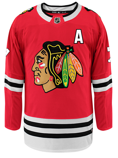 Men's Chicago Blackhawks Brent Seabrook Adidas Red Authentic Player Jersey