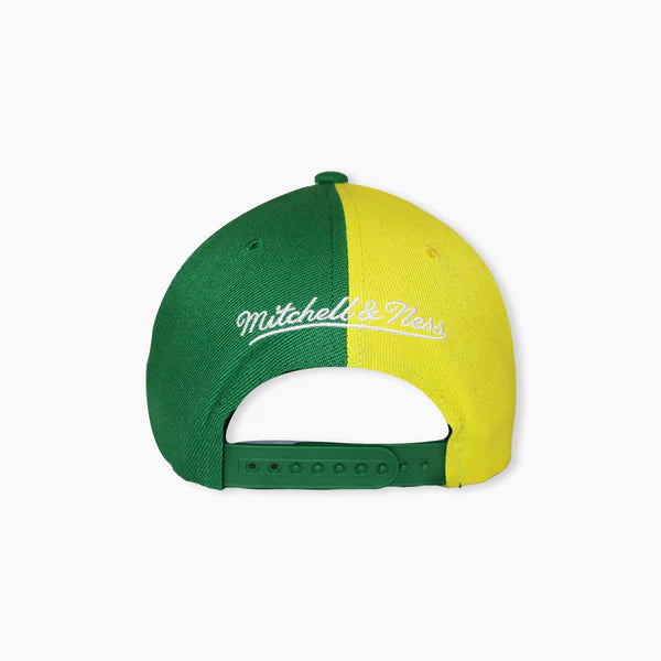 Men's Seattle SuperSonics Mitchell & Ness NBA Pinwheel Snapback Hat