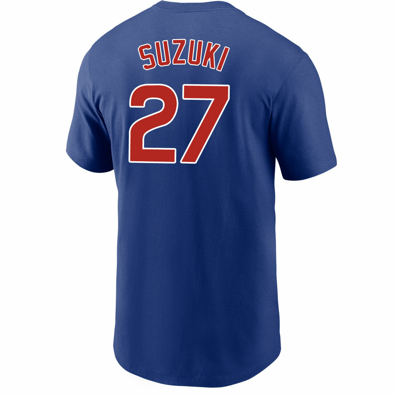 Men's Chicago Cubs Seiya Suzuki Nike Royal Blue Name & Number T-Shirt