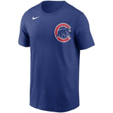 Men's Chicago Cubs Seiya Suzuki Nike Royal Blue Name & Number T-Shirt - Pro Jersey Sports