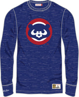 Men's Chicago Cubs Cooperstown Collection Royal Blue Legendary Slub Long Sleeve Tee - Pro Jersey Sports