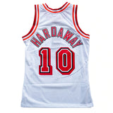 Miami Heat Tim Hardaway Mitchell & Ness NBA Mens Hardwood Classics White Swingman Jersey - Pro Jersey Sports