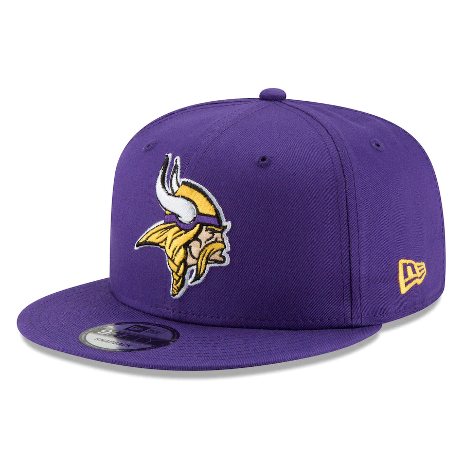 Minnesota Vikings New Era Purple Basic 9FIFTY Adjustable Snapback Hat