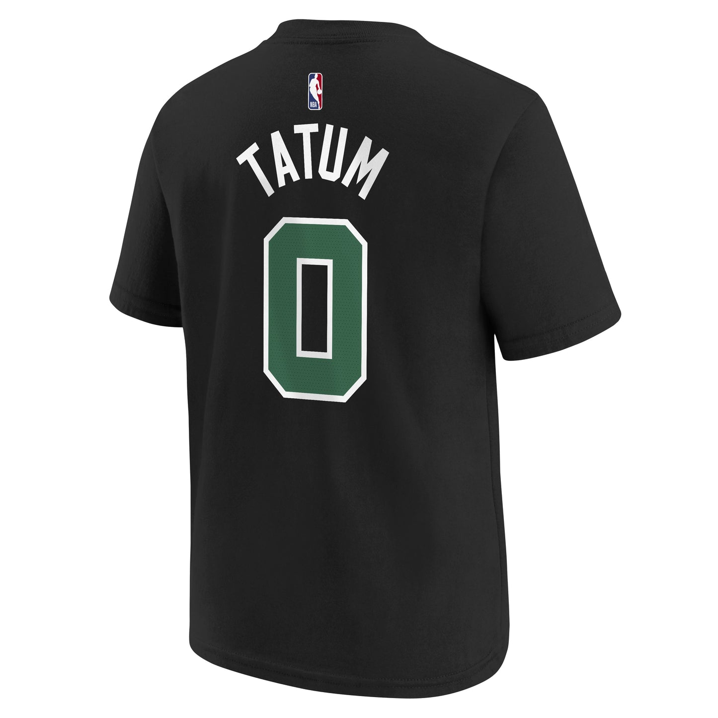 Youth Jumpman Jayson Tatum Boston Celtics Statement Black Icon Name & Number T-Shirt