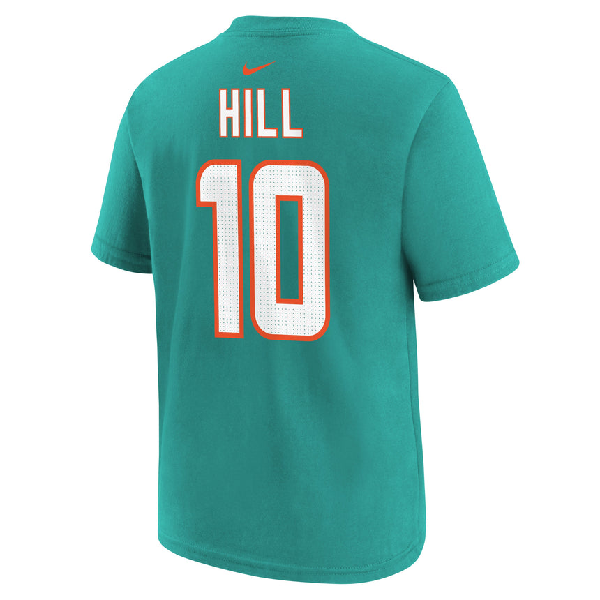 Youth Miami Dolphins Tyreek Hill Nike Aqua Player Pride Name & Number T-Shirt - Pro Jersey Sports