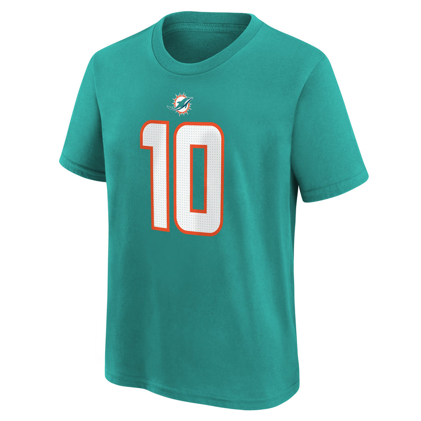 Youth Miami Dolphins Tyreek Hill Nike Aqua Player Pride Name & Number T-Shirt - Pro Jersey Sports