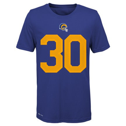 Youth Los Angeles Rams Todd Gurley Nike NFL Pride Name and Number T- shirt