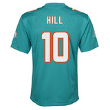 Youth Tyreek Hill Miami Dolphins Nike Aqua Game Replica Jersey - Pro Jersey Sports