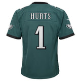 Youth Jalen Hurts Philadelphia Eagles Green Nike Game Jersey - Pro Jersey Sports