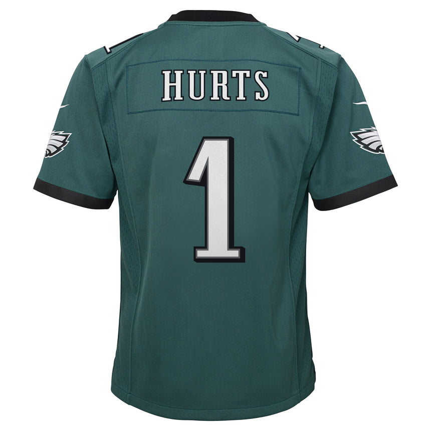 Youth Jalen Hurts Philadelphia Eagles Green Nike Game Jersey - Pro Jersey Sports