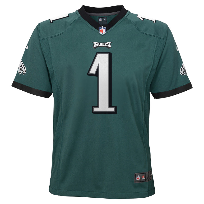 Youth Jalen Hurts Philadelphia Eagles Green Nike Game Jersey - Pro Jersey Sports