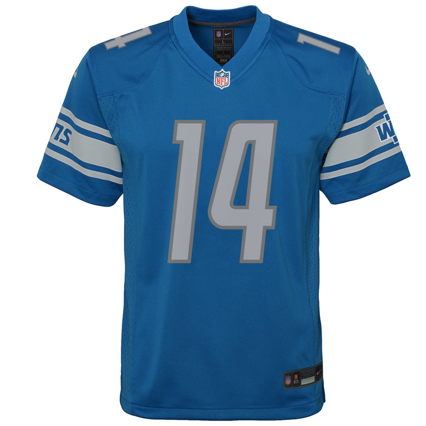 Youth Detroit Lions Amon-Ra St. Brown Nike Blue Game Jersey - Pro Jersey Sports