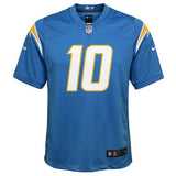 Youth Los Angeles Chargers Justin Herbert Powder Blue Nike Game Jersey - Pro Jersey Sports