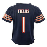 Infant Chicago Bears Justin Fields Nike Navy Replica Game Jersey - Pro Jersey Sports