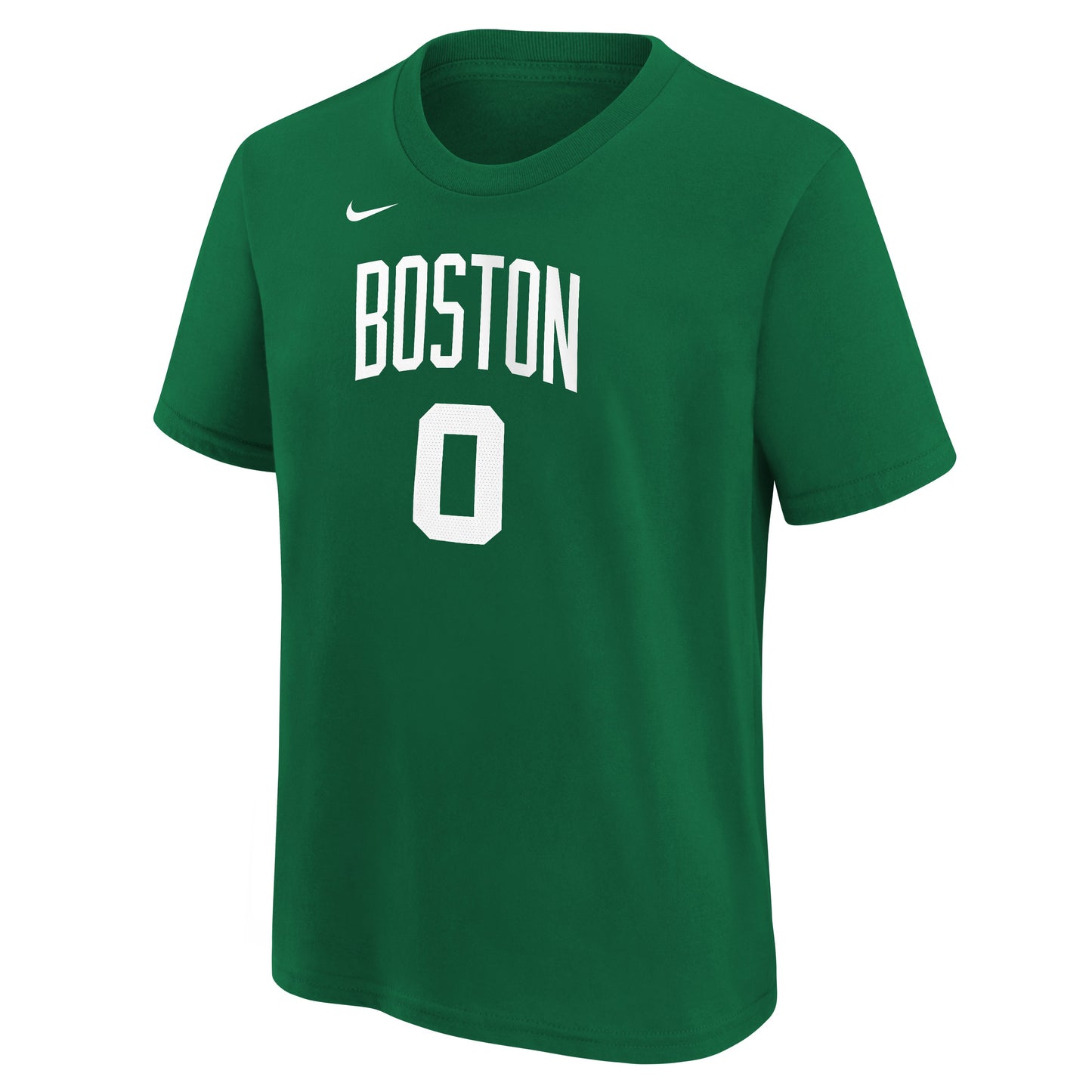 Youth Nike Jayson Tatum Boston Celtics Clover Green Icon Name & Number T-Shirt