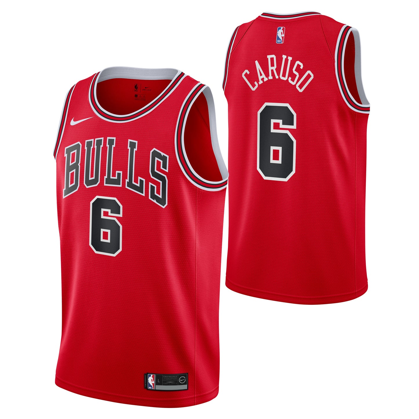 Preschool Alex Caruso Chicago Bulls Red Nike Replica Jersey - Pro Jersey Sports