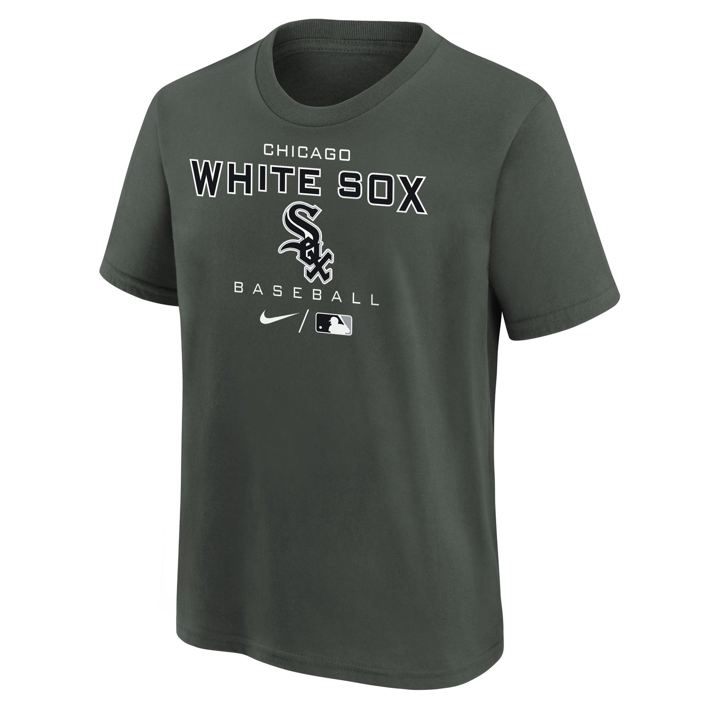 Kids Nike Chicago White Sox Authentic Collection Practice Velocity Gray Child Tee
