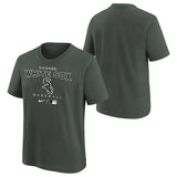 Kids Nike Chicago White Sox Authentic Collection Practice Velocity Gray Child Tee - Pro Jersey Sports