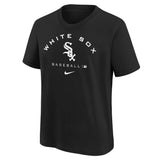 Kids Nike Chicago White Sox Authentic Collection Early Work Black Child Tee - Pro Jersey Sports