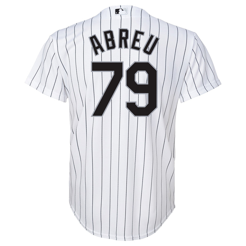 NIKE Youth Jose Abreu Chicago White Sox Home Pinstripe Replica Jersey - Pro Jersey Sports