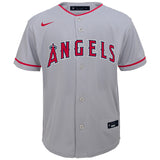 Youth Los Angeles Angels Mike Trout Nike Gray Road Replica Player Jersey - Pro Jersey Sports