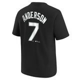 Youth Chicago White Sox Tim Anderson Nike Black Name & Number T-Shirt - Pro Jersey Sports