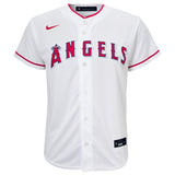 Youth Los Angeles Angels Mike Trout Nike White Home Replica Player Jersey - Pro Jersey Sports