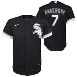 Child Tim Anderson Chicago White Sox Nike Black Alternate Replica Team Jersey - Pro Jersey Sports
