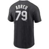 Men's Chicago White Sox Jose Abreu Nike Black Name & Number T-Shirt - Pro Jersey Sports