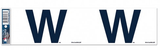 Pack of 2 Chicago Cubs “W” Bumper Strips By Wincraft - Pro Jersey Sports