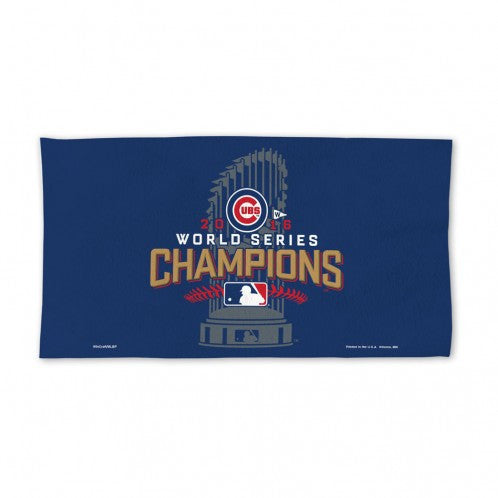 Chicago Cubs 2016 World Series Champions Full Color Locker Room Towel By Wincraft - Pro Jersey Sports