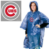 Chicago Cubs Wincraft Adult Rain Poncho - Pro Jersey Sports