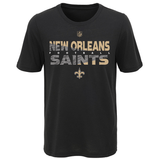 New Orleans Saints Youth NFL Flux Dual Blend Short Sleeve T-Shirt - Pro Jersey Sports