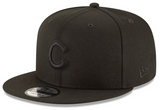 Chicago Cubs Mlb Basic Tonal Black 9Fifty Snapback - Pro Jersey Sports