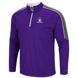 Men's NCAA Northwestern Wildcats Performance 1/4 Zip Windshirt By Colosseum Athletics - Pro Jersey Sports