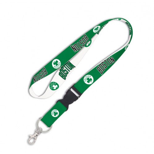 Boston Celtics Double Sided Lanyard With Detachable Buckle By Wincraft