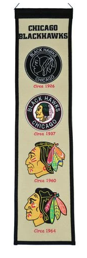 Chicago Blackhawks Fan Favorite Heritage Banner