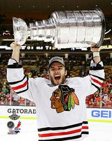 Miklas Hjalmarsson Chicago Blackhawks 2013 Stanley Cup Champions Raising Of The Cup Photo - Pro Jersey Sports
