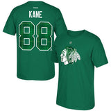Men's Chicago Blackhawks Patrick Kane St. Patricks's Name & Number T-Shirt - Pro Jersey Sports