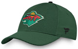 Men's Minnesota Wild Fanatics Branded Green Authentic Pro Rinkside Flex Hat - Pro Jersey Sports