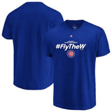 Men's Chicago Cubs Majestic Royal 2018 Postseason Authentic Collection T-Shirt - Pro Jersey Sports