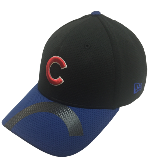 Chicago Cubs MLB Chrome Tech 39THIRTY Flex Fit Hat By New Era