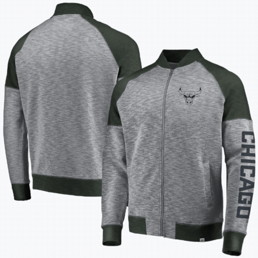 Mens Chicago Bulls Hyper Stride Track Jacket By Majestic - Pro Jersey Sports