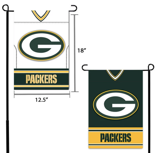 NFL Green Bay Packers 12.5" x 18" Double-Sided Jersey Foil Garden Flag